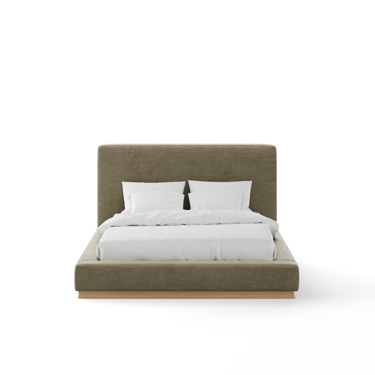 Caplan Platform Bed - Olive