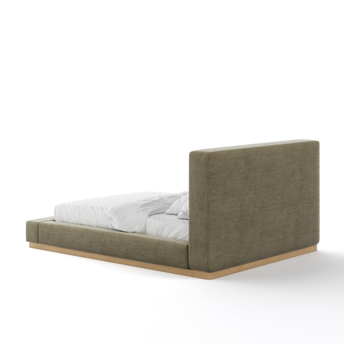 Caplan Platform Bed - Olive