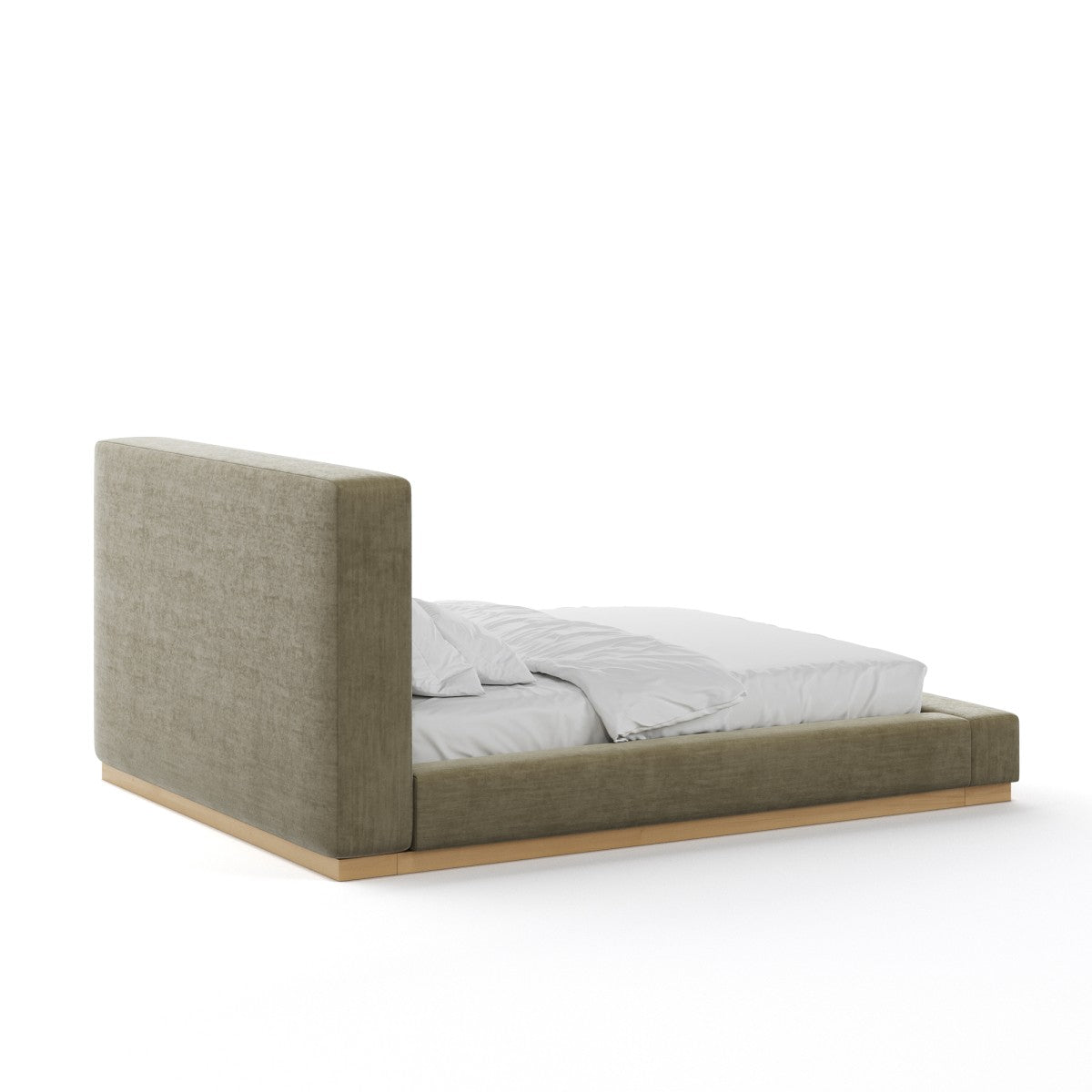 Caplan Platform Bed - Olive