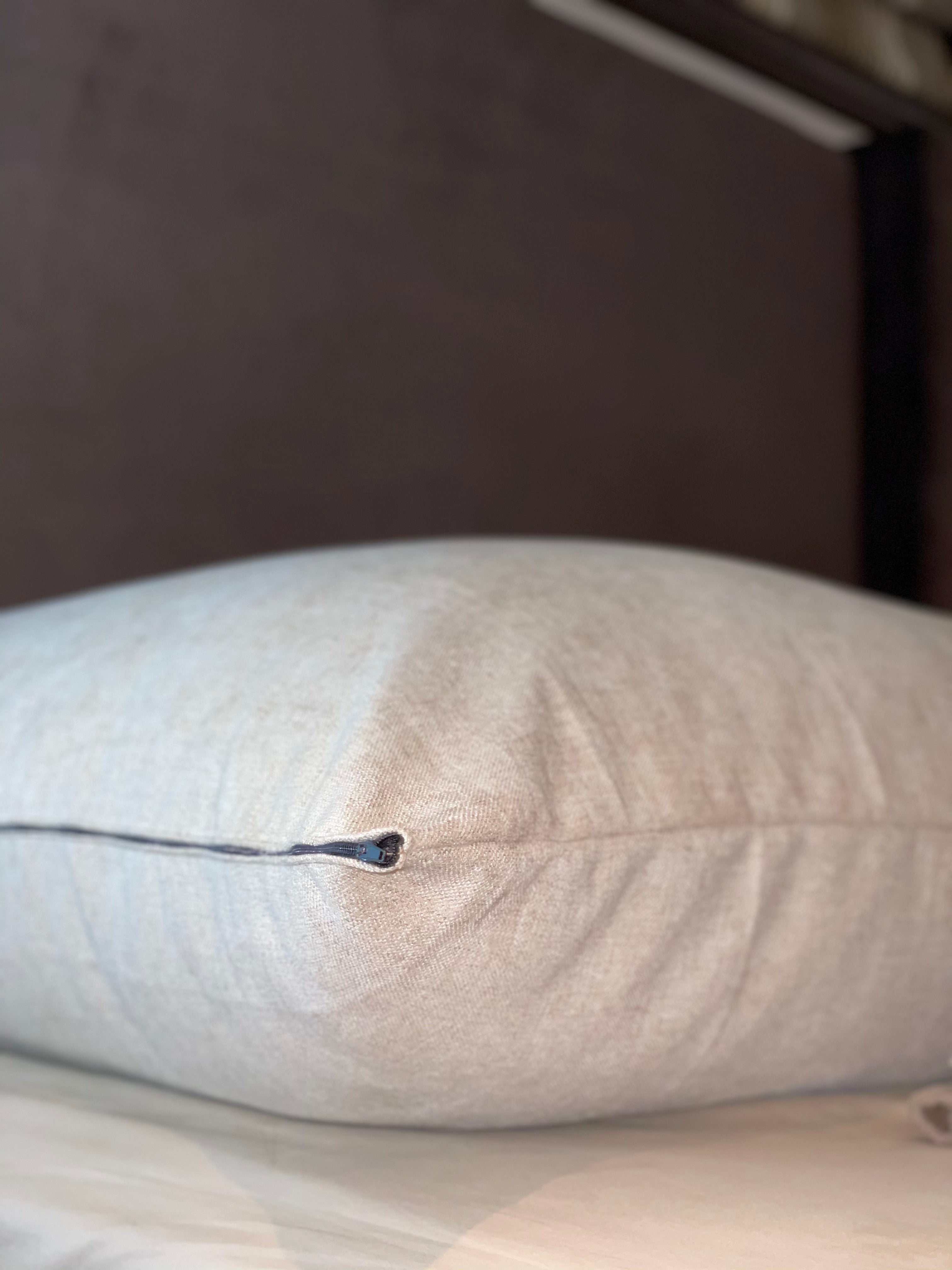 Oversized Cocoon Pillow Organic Cotton Kapok